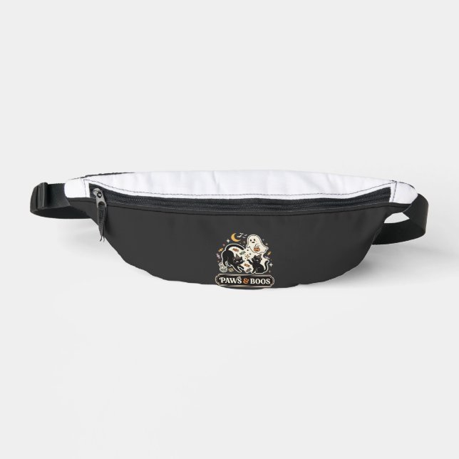 Halloween Katzen Geist Magie Bauchtasche (Vorderseite)