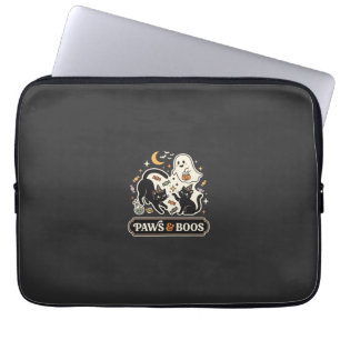 Halloween Katzen Geist Magie Laptopschutzhülle