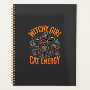 Halloween-Katzen-Hexen-Vibes Planer