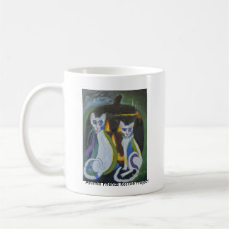 Halloween-Katzen Kaffeetasse