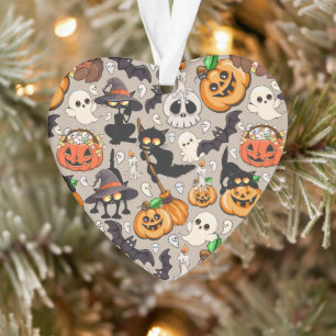 Halloween-Katzen Lustige Party Ornament
