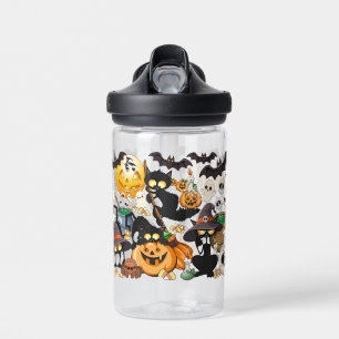 Halloween Katzen Lustige Party Trinkflasche
