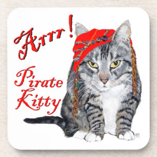 Halloween-Katzen Untersetzer