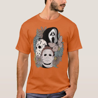 Halloween-Katzenhecht und Zauberlandschaft T-Shirt