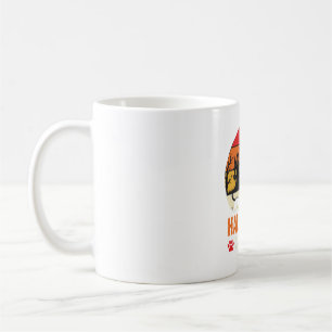 Halloween-Katzenparty Hexenkessel Silhouette Desi Kaffeetasse