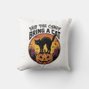 Halloween-Katzenshirt für Geschenk an unheimliche Kissen