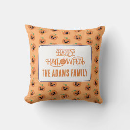 Halloween Kawaii Kürbisse Muster Kissen