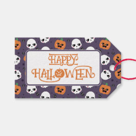Halloween Kawaii Muster Geschenkanhänger