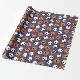 Halloween Kawaii Muster Geschenkpapier