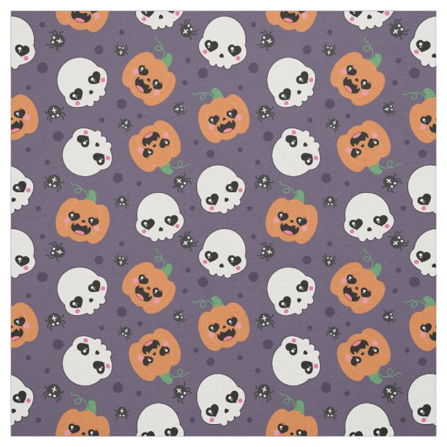 Halloween Kawaii Pattern Stoff (Muster)