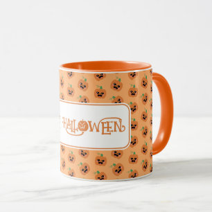 Halloween Kawaii Pumpkins Pattern Tasse