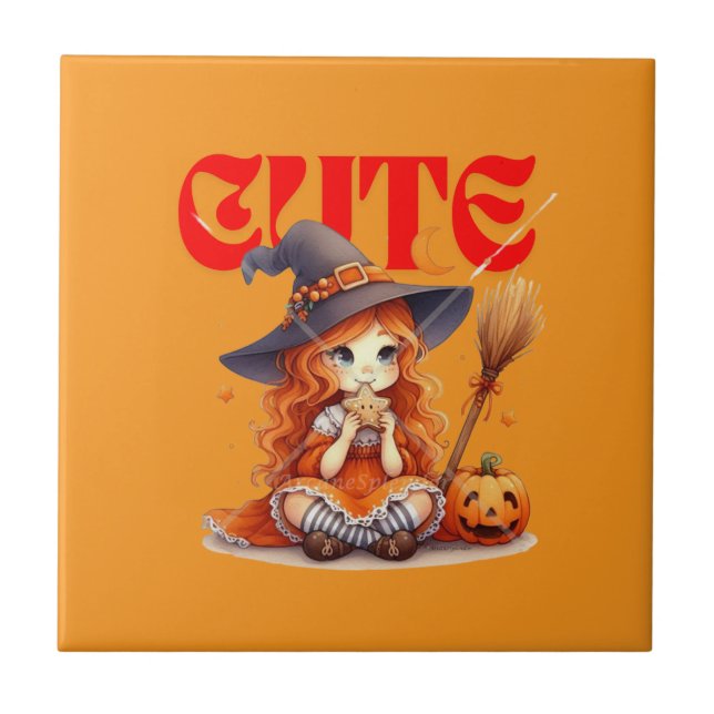 Halloween-Keramik Fliese (Vorderseite)