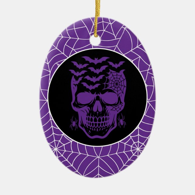 Halloween Keramik Ornament (Vorne)