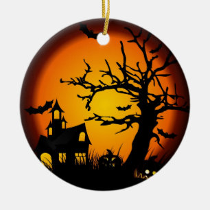 Halloween Keramik Ornament