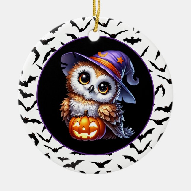 Halloween Keramik Ornament (Vorne)