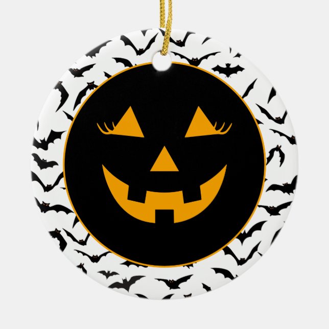 Halloween Keramik Ornament (Vorne)