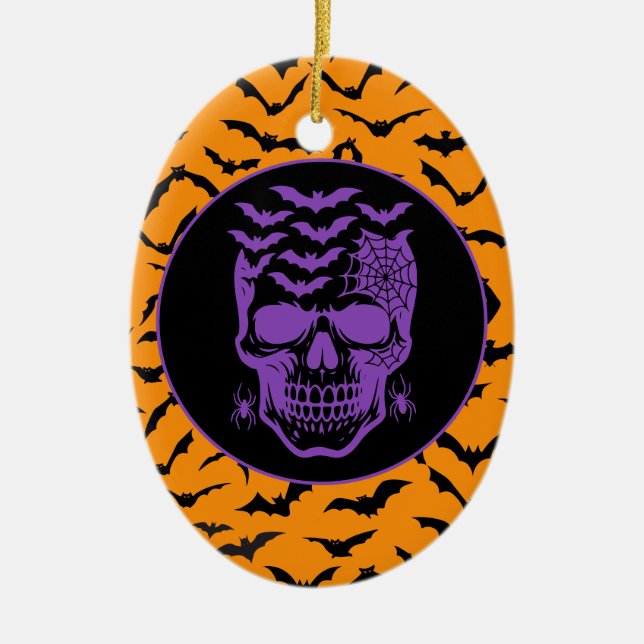 Halloween Keramik Ornament (Vorne)