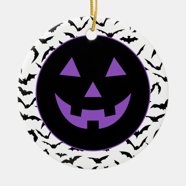 Halloween Keramik Ornament (Vorne)