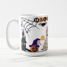 Halloween-Keramik-Tasse, Halloween-Geist-Tasse