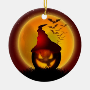 Halloween Keramikornament