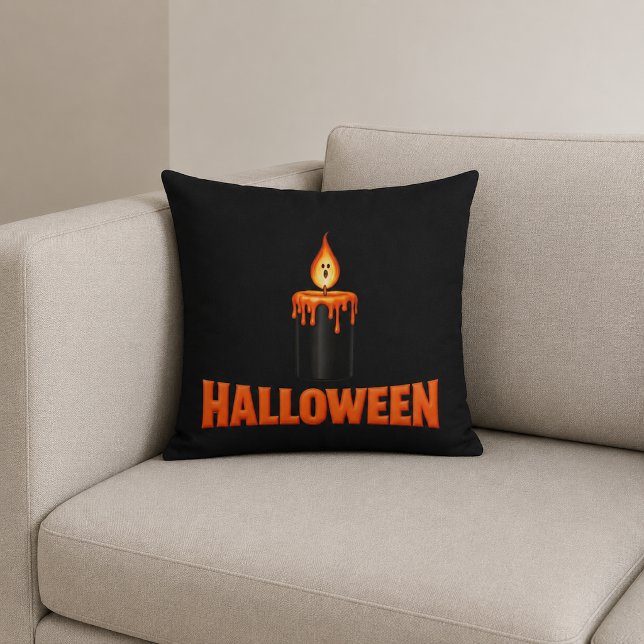Halloween-Kerzenflamme Kissen (Von Creator hochgeladen)