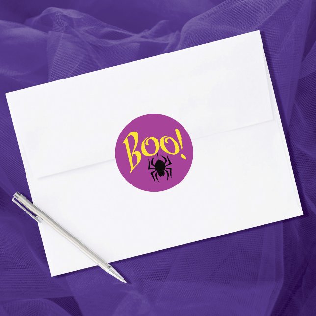 Halloween Kids Boo Runder Aufkleber (Von Creator hochgeladen)