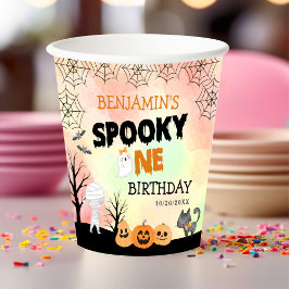 Halloween Kids Costume 1. Geburtstag Party Pappbecher