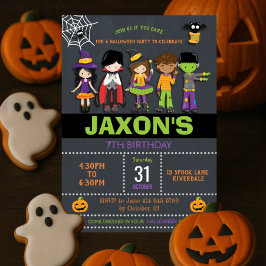 Halloween Kids Costume Party Einladung