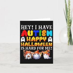 Halloween Kids haben Autismus glücklich Halloween Karte