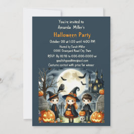 Halloween Kids Party Einladung