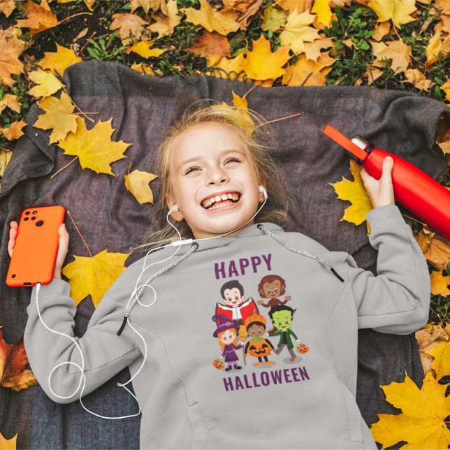 Halloween Kids-Party für Niedliche Kostüme Hoodie (Von Creator hochgeladen)