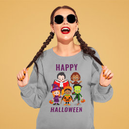 Halloween Kids-Party für Niedliche Kostüme Sweatshirt