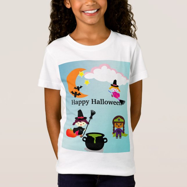 Halloween-Kinder T-Shirt (Vorderseite)