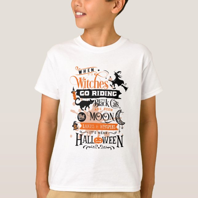 Halloween-Kinder T-Shirt (Vorderseite)