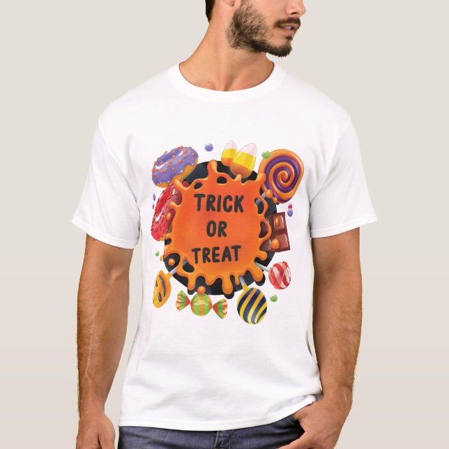 Halloween-Kinder T-Shirt (Vorderseite)