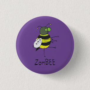 Halloween-Kinder Zombie Biene Halloween Knopf Button