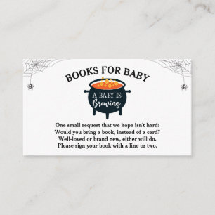 Halloween-Kinderduschbücher für Baby Begleitkarte