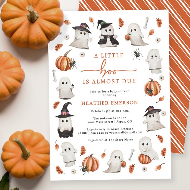 Halloween-Kinderdusche Einladung (Halloween Baby Shower Invitation
)