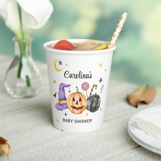 Halloween-Kinderdusche Pappbecher (In Situ)