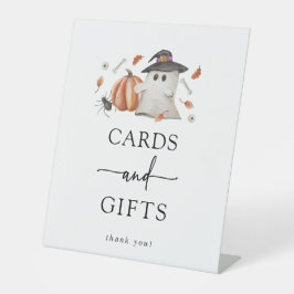 Halloween-Kinderdusche Sockelschild