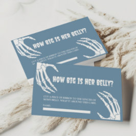 Halloween-Kinderdusche wie groß ist ihre Bauchkart Begleitkarte