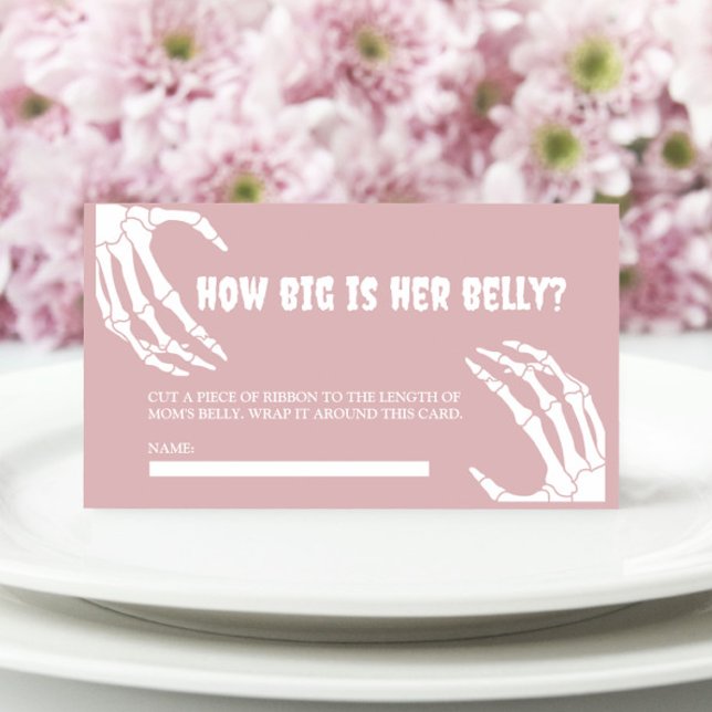 Halloween-Kinderdusche wie groß ist ihre Bauchkart Begleitkarte (Von Creator hochgeladen)