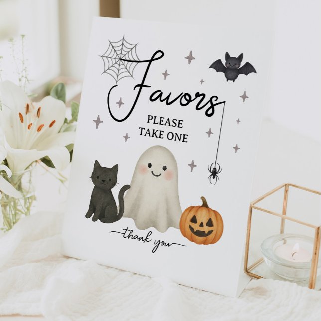 Halloween-Kinderduschfavoriten Sockelschild (Von Creator hochgeladen)