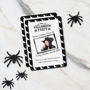 Halloween-Kindergeburtstagparty mit individuellem  Einladung