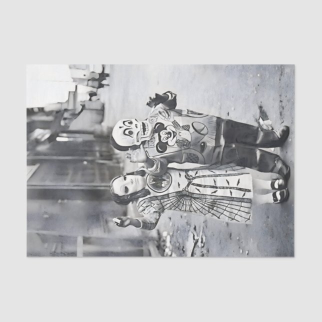 Halloween-Kinderkostüm Seidenpapier (Vorderseite)