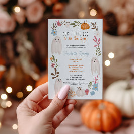 Halloween-Kindermädchen-Babydusche Einladung