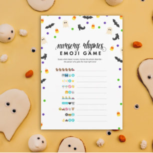 Halloween Kinderzimmer Rhyme Emoji Duschgame Programm