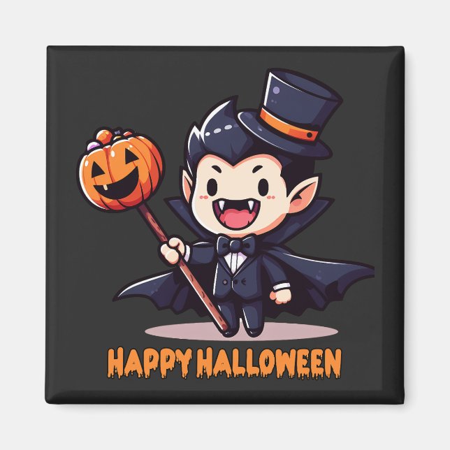 Halloween - Kindlicher Vampir Magnet (Vorne)
