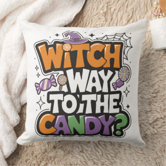Halloween Kissen - Hexenweg zur Candy?