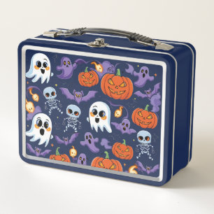 Halloween-Kiste für Kinder Metall Brotdose